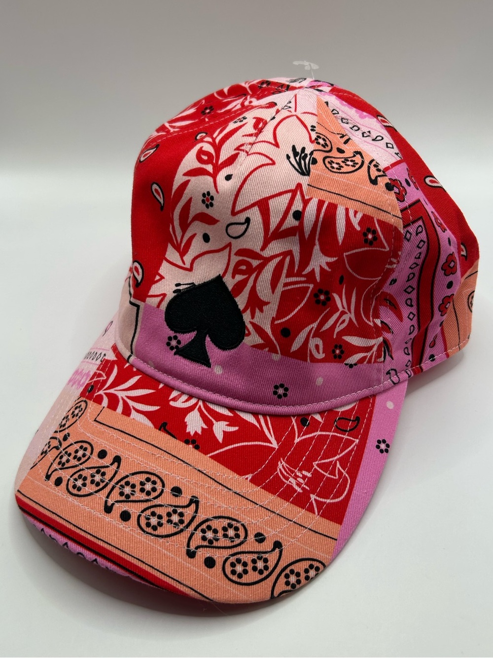 kate spade Pink & Peach Bandana-Print Baseball Cap